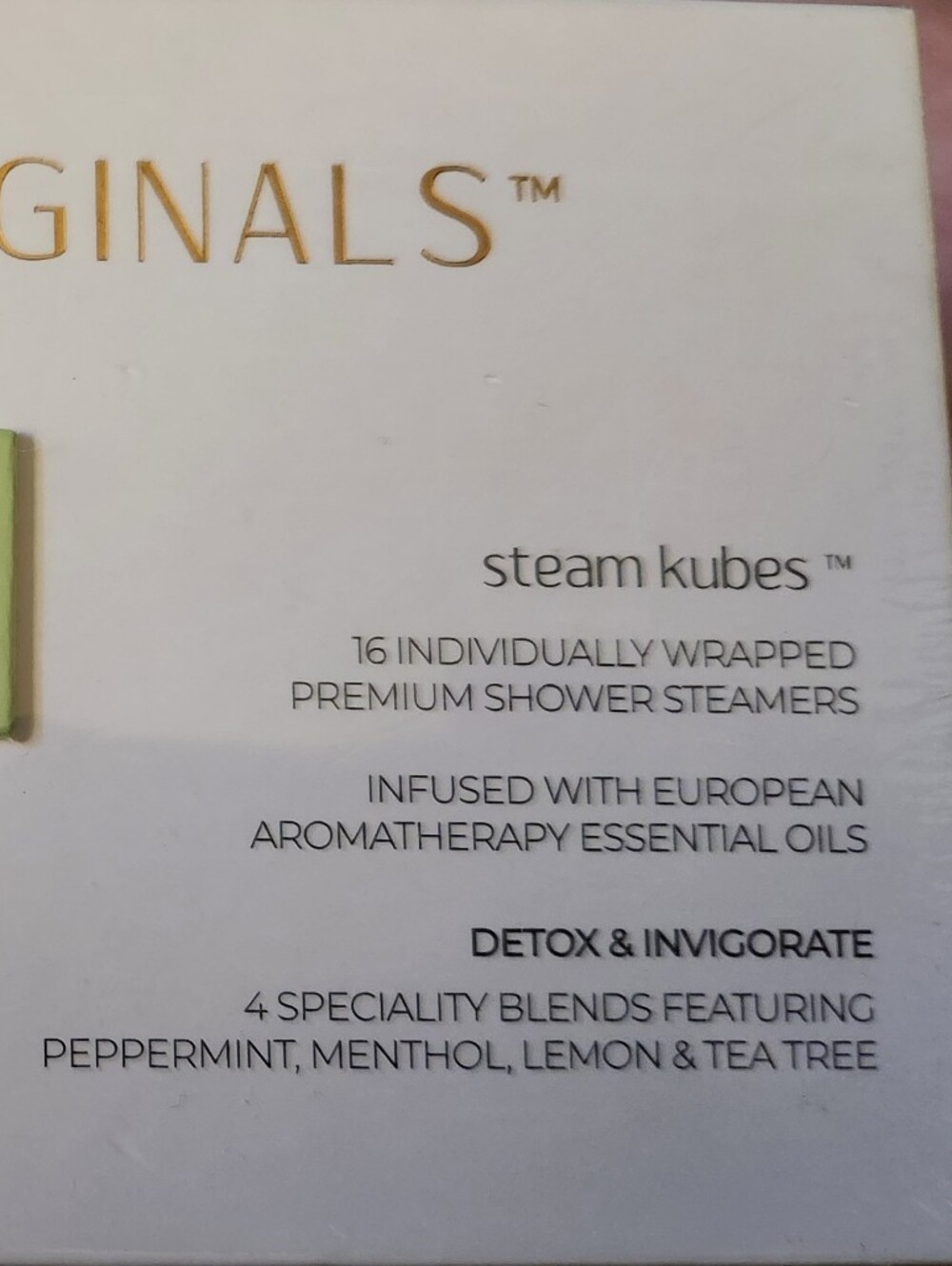 Luxury Steam Premium Shower Cubes-16 Individually Wrapped Pieces. - Picture 2 of 5